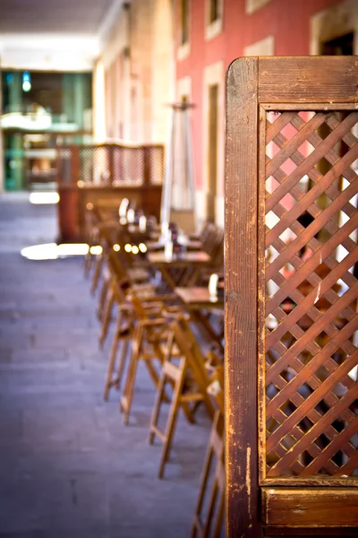 Balcone caffetteria — Foto Stock