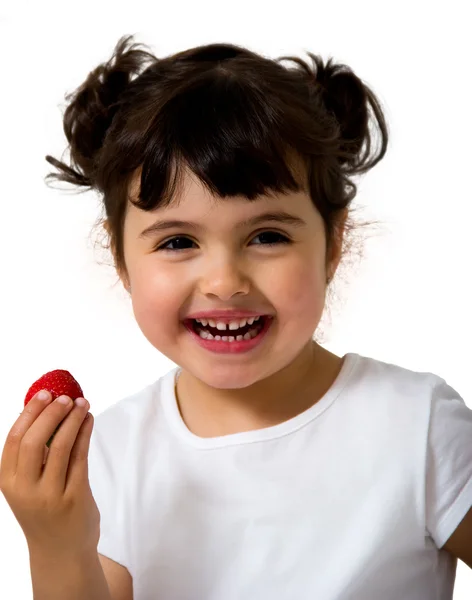 Weinig meisje portret — Stockfoto