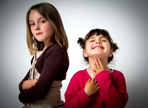 Pequenas meninas retrato — Fotografia de Stock