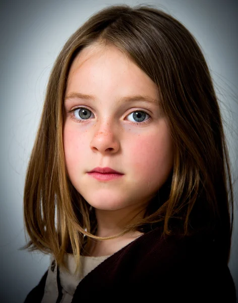 Malá dívka portrét — Stock fotografie
