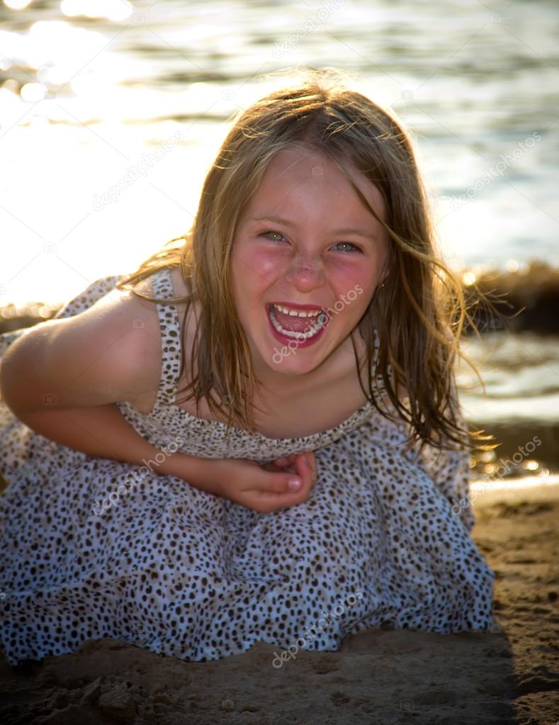 Little girl portrait Stock Photo by ©MarcoGovel 28399029