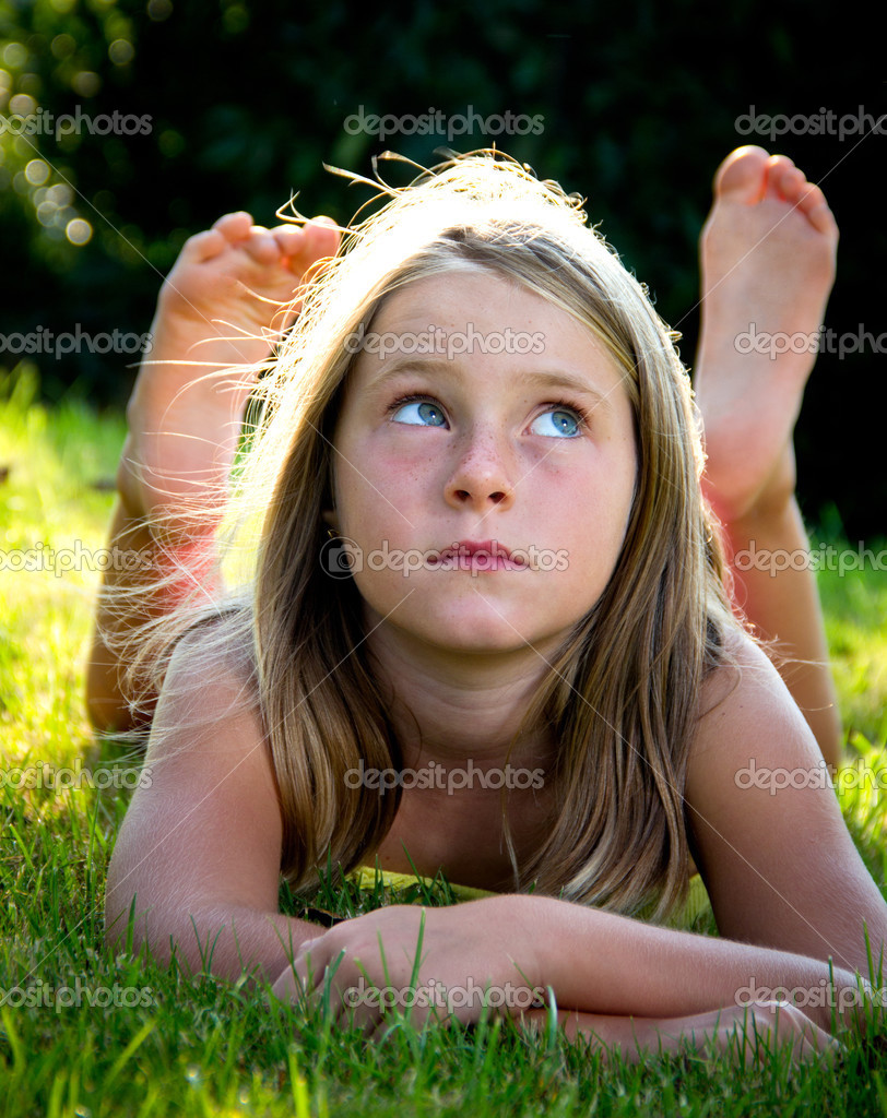 Little girl portrait Stock Photo by ©MarcoGovel 30742403