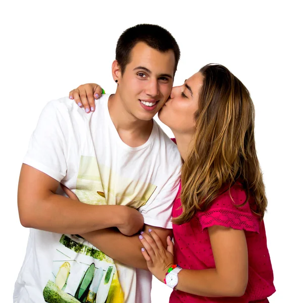 Pareja adolescente — Foto de Stock