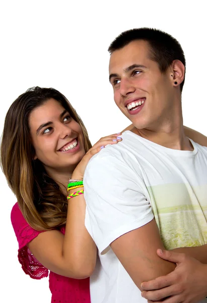 Tonåring par — Stockfoto