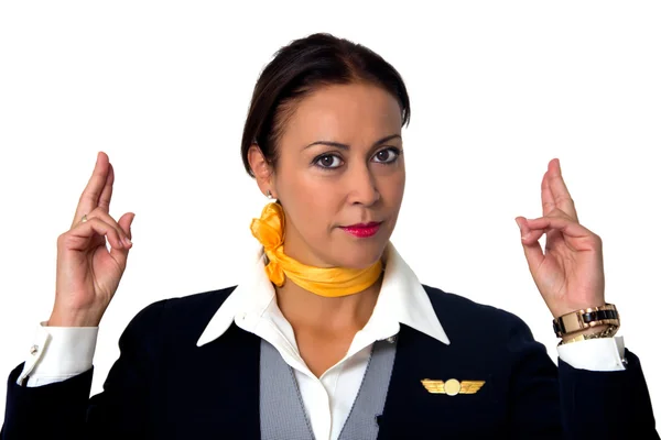 Stewardess — Stock Photo, Image