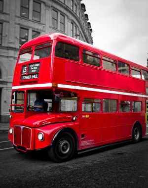 Londra kırmızı otobüs