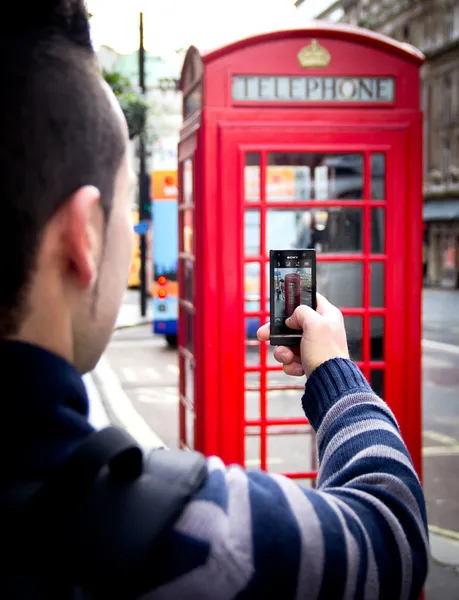 Tourist in London — Stockfoto