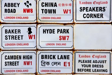 Londra işaretleri