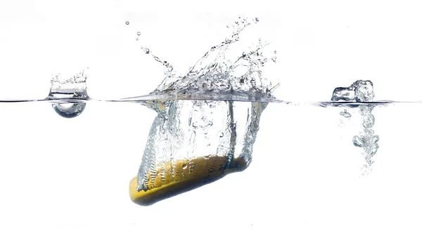 Muz splash — Stok fotoğraf