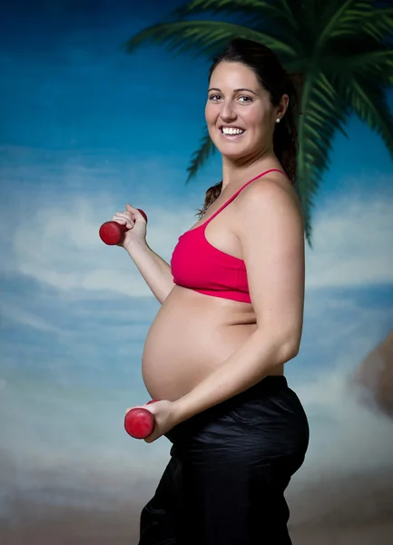 Mujer embarazada. — Foto de Stock