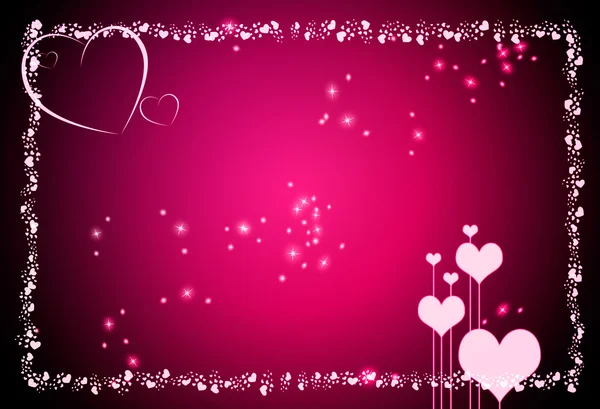 Valentine Hearts Background — Stock Photo, Image