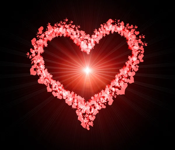 Valentine Hearts Background — Stock Photo, Image