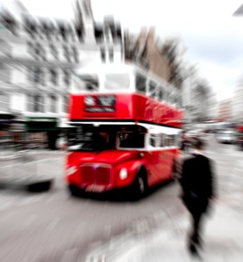 Londra kırmızı otobüs