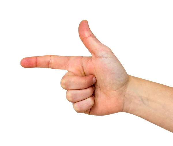 Gesture hand — Stock Photo, Image