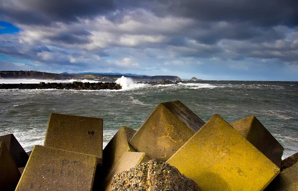 Breakwater — стокове фото