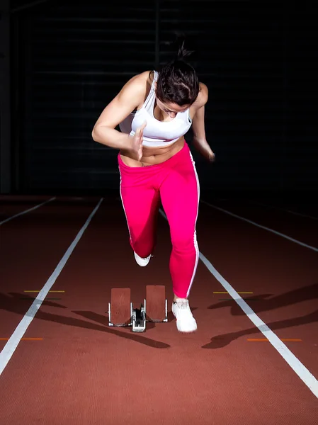 Sprinter woman — Stock Photo, Image