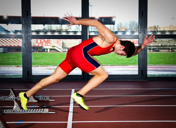 Hombre sprinter — Foto de Stock