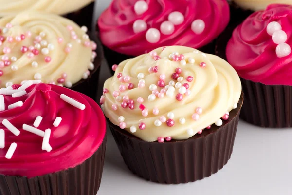 Chocolate cupcakes — Stock Photo, Image