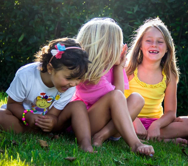 Little girls in nature — Stock Photo, Image
