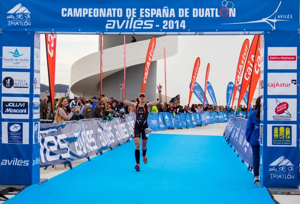 Duatlon bajnokság — Stock Fotó