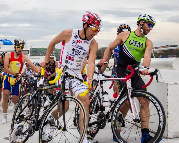 Duathlon championship — Stockfoto