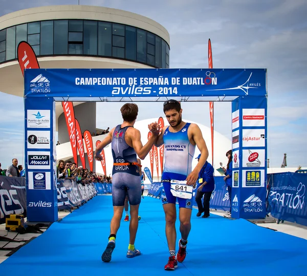 Duathlonmeisterschaft — Stockfoto