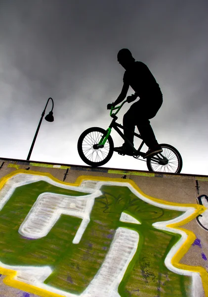 BMX ryttare — Stockfoto