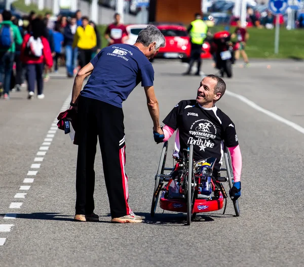 Marathon in Gijon — Stockfoto