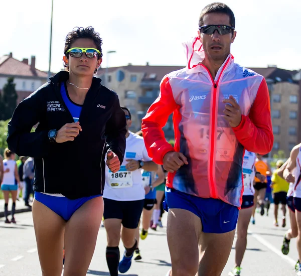 Marathon in Gijon — Stock Photo, Image