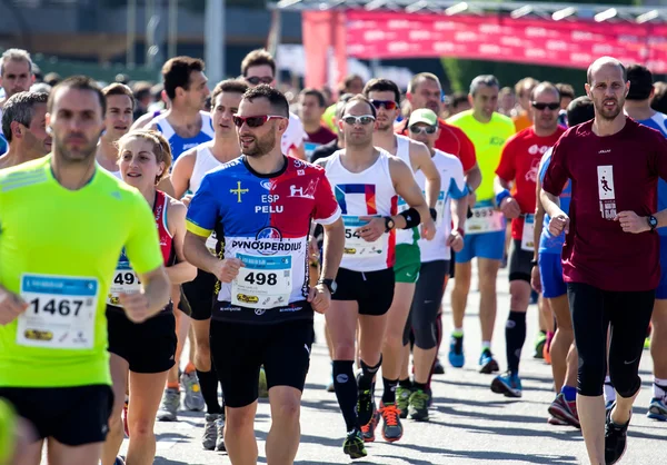 Marathon in Gijon — Stockfoto