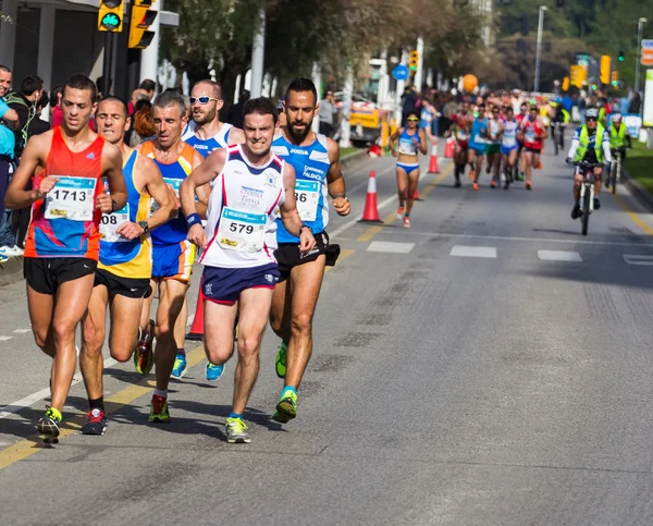 Maratón en Gijón — Foto de Stock