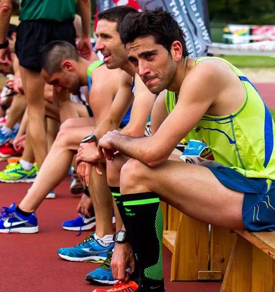 Maratón en Gijón — Foto de Stock