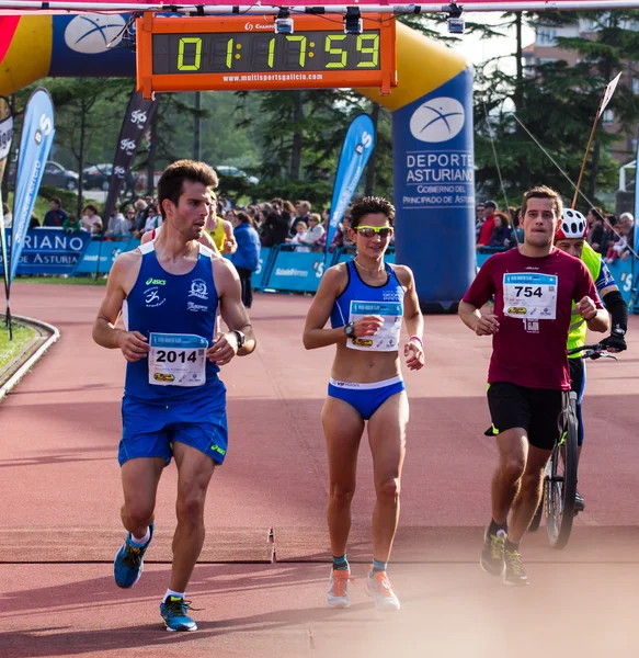 Marathon i Gijón — Stockfoto