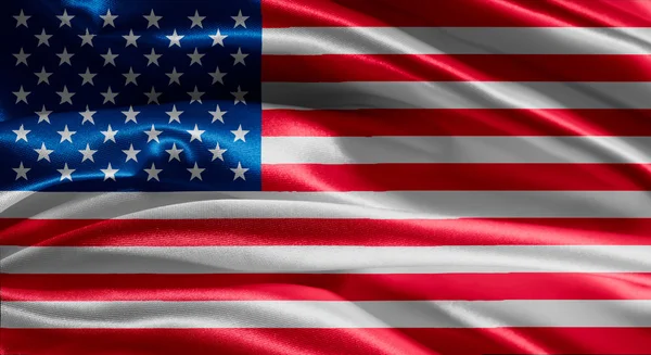 American Flag fabric — Stock Photo, Image