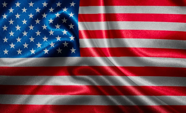 American Flag fabric — Stock Photo, Image