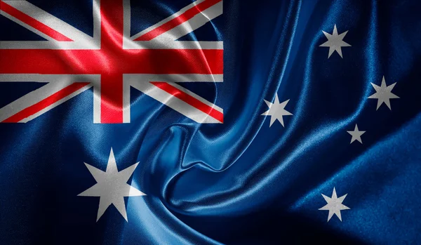 Australiens flagga — Stockfoto