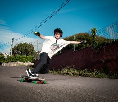 Skateboarder clipart