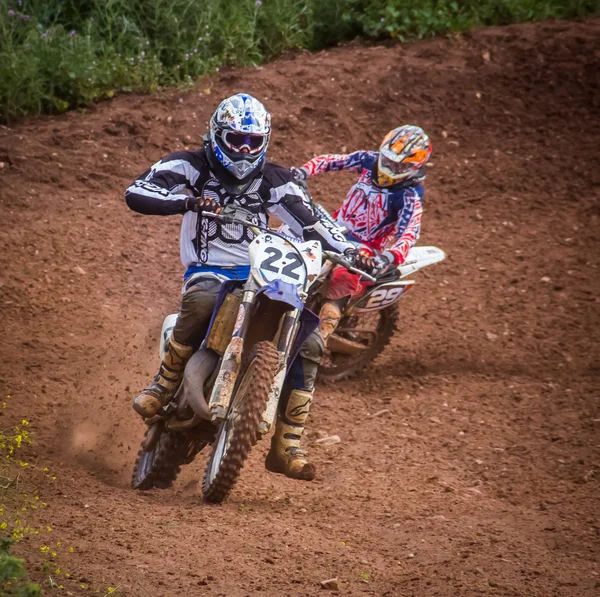 Campeonato de Motocross — Foto de Stock