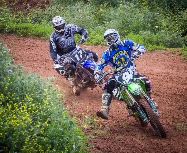 Campeonato de Motocross — Foto de Stock