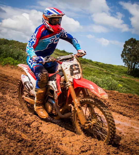 Campeonato de Motocross — Foto de Stock