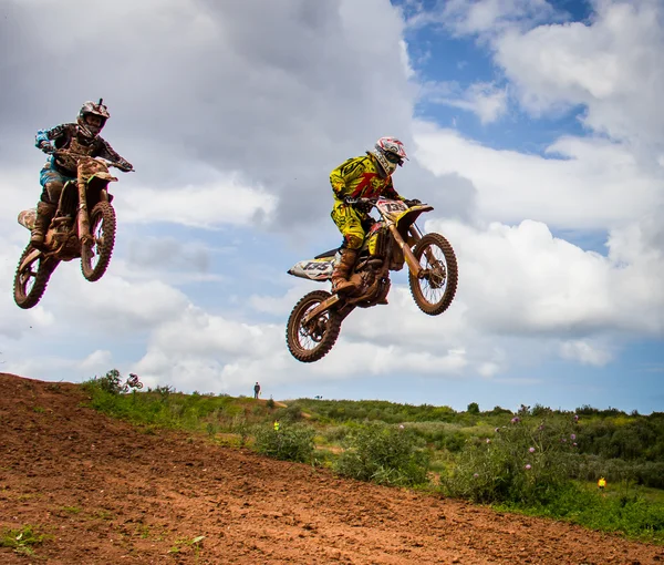 Campeonato de Motocross — Fotografia de Stock