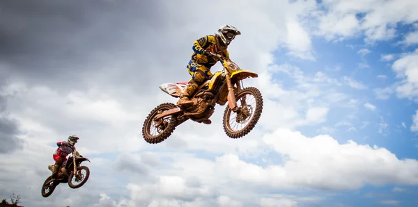 Campeonato de Motocross — Fotografia de Stock