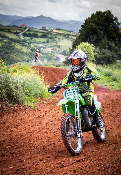 Campeonato de Motocross — Foto de Stock