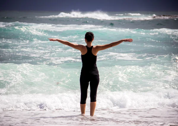 Yoga Kadını — Stok fotoğraf