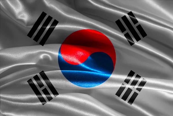 Koreas flag - Stock-foto