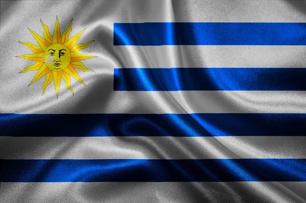 乌拉圭的旗子 — 图库照片