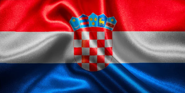 Bandera de Croacia — Foto de Stock