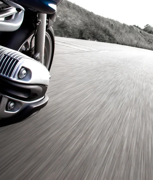 Vista del motociclista — Foto de Stock