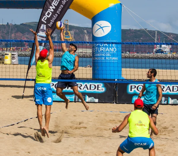 Torneo de voleibol playa — Foto de Stock