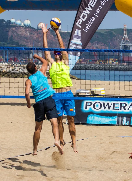 Torneo de voleibol playa — Foto de Stock